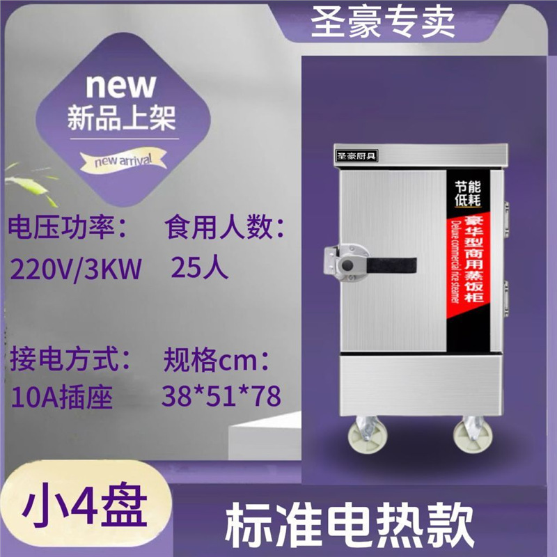 Modelo de enchufe de 4 platos pequeños para el hogar - disponible para 25 personas