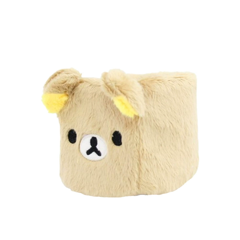 Мягкий пенал Rilakkuma, кавайный косметичка и кошелёк, набивка ПП-вата