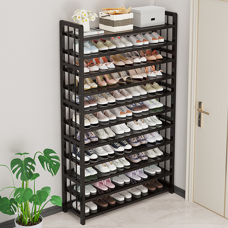 Shoe Rack Large Capacity Simple Doorway Household Multi-Layer Shoe Cabinet Dust-Proof Rental House Shoe Storage Dormitory Space-Saving