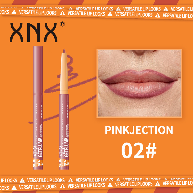 Transfronterizo XNX nuevo lápiz labial rotativo de 12 colores lápiz labial humectante duradero no se desvanece lápiz labial en stock