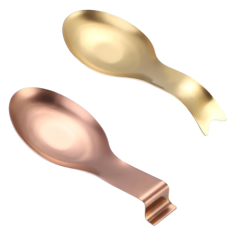 Directo de fábrica de acero inoxidable titular de cuchara estante olla caliente cuchara bandeja clip de comida hotel restaurante estante de utensilios de cocina cuchara titular