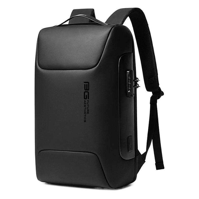 BANGE новый рюкзак, мужской рюкзак, мужская водонепроницаемая сумка для компьютера, деловая рабочая одежда, студенческий USB противоугонный рюкзак