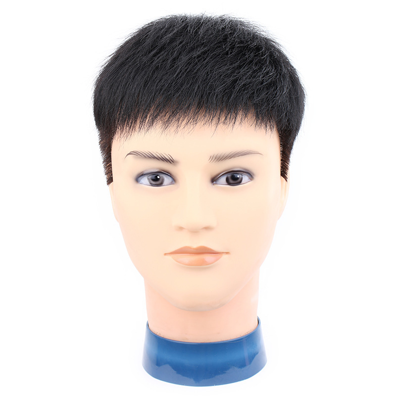 男性のかつらの本物の髪は、白髪の頭を隠すことができます。|undefined