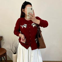 ����ŮװԲ���ỨС��ë��2026������mm����������֯����Ů23671