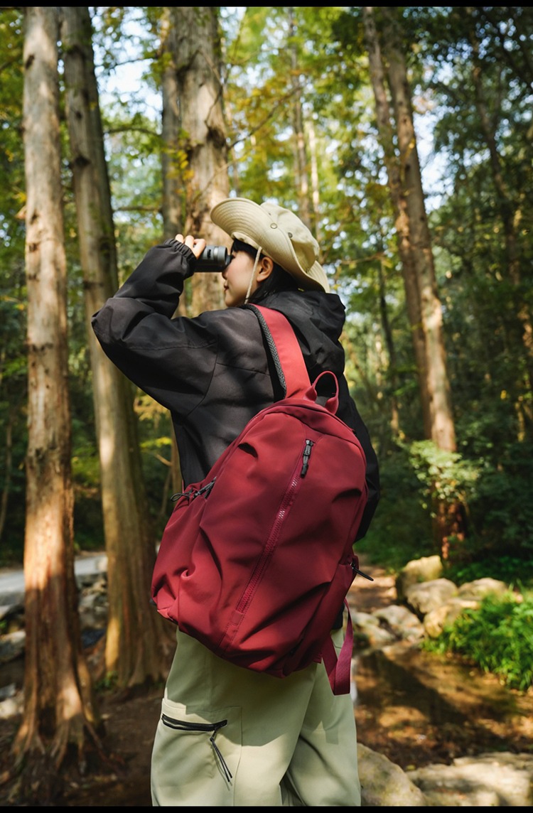 337g Weight Polyester Lining Material Sewing Thread Fashion Element Zipper Closure Type Double Shoulder Straps Strap Type Zipper Backpack Bags Type Holiday, Travel Occasion Oxford Cloth Material Waterproof Function Hiking Backpack Backpack Solid Color Pattern All Seasons Season Unisex Gender Classic Style, Sports Style Square Shape Large Size Waterproof Solid Color Holiday Travel Hiking Backpack 6