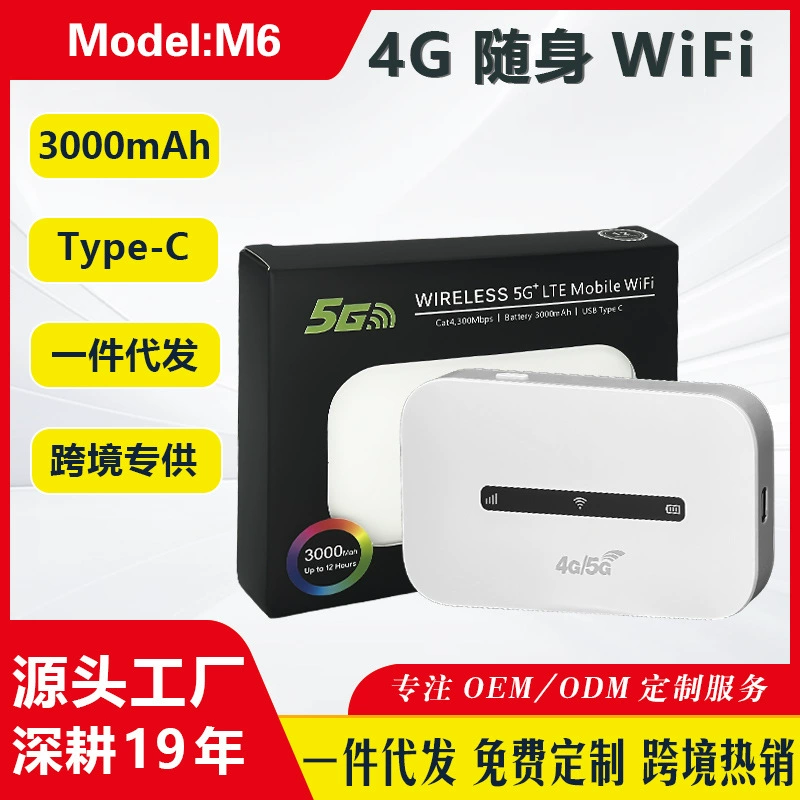 Портативный Wi-Fi роутер 4G, мобильный роутер, миниатюрный, удобный, с поддержкой SIM-карты.