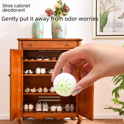 Portable Mini Deodorizer, Household Shoe Odor Deodorizer, Shoe Cabinet Wardrobe Odor Eliminating Scented Ball