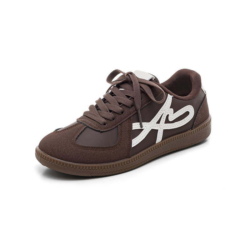 Hombres y mujeres retro plano Agande zapatos de entrenamiento de otoño nuevos zapatos casuales suaves zapatos deportivos pequeños zapatos de skate blanco F8863
