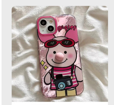 Divertido sombrero rojo de dibujos animados niña gordita apple 15promax nariz roja 15pro funda para teléfono ip14p