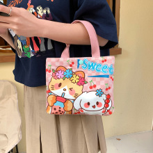 包包2025新款手提袋韩版可爱手拎袋帆布包迷你百搭收纳包一件代发