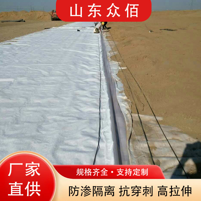 复合土工膜一布一膜两布一膜防渗隔离加筋抗穿刺高延展复合土工膜