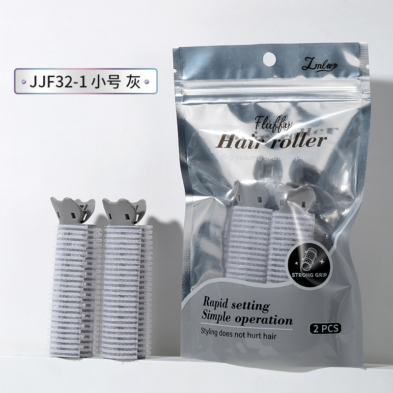 LMLTOP grande y pequeño rizador de pico de pato 2 piezas de dispositivo esponjoso de raíz de cabello clip de flequillo de ocho caracteres de aire JJF32