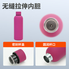 Stylish 304 Stainless Steel Large Capacity Insulated Cup Portable For Men and Women Mini Travel Mug Outdoor Sports Water Bottle