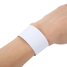 DIY儿童涂鸦啪啪圈跨境硅胶毛绒内胆长度宽度派对手环拍拍圈定制X