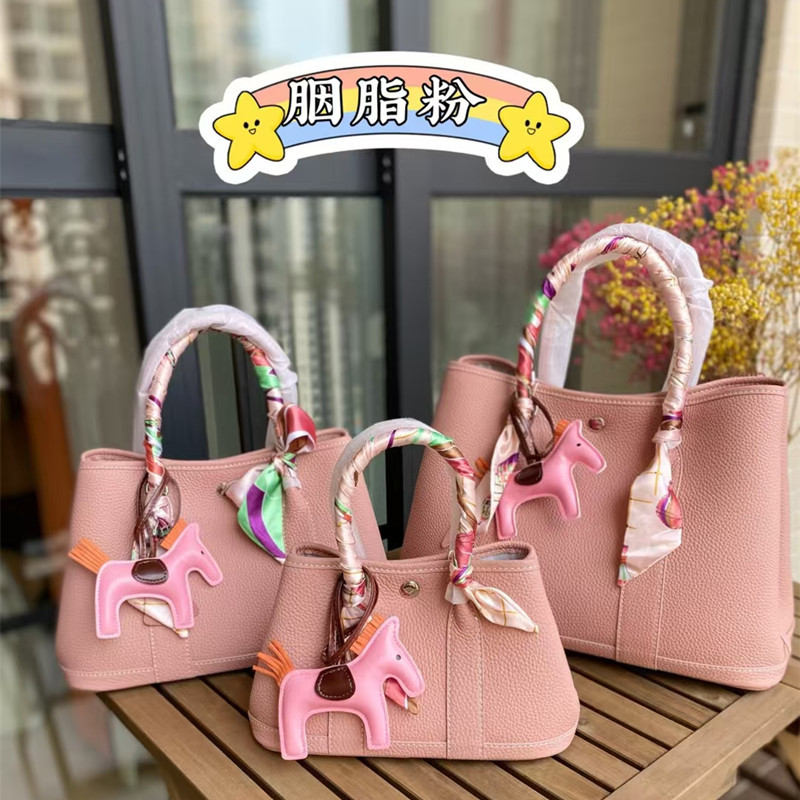 2024 Garden Bag Genuine Leather Women's Handbag Shoulder Crossbody Commuter Bag Top Grain Cowhide Vintage Style - Thumbnail 6