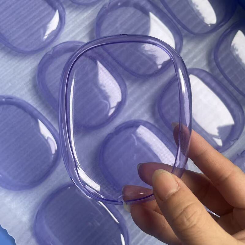 New Product Transparent Purple High-Transparency Protective Case for AirPods Max2/Max, Suitable for Apple Over-Ear Headphones New Product Transparent Purple High-Transparency Protective Case for AirPods Max2/Max, Suitable for Apple Over-Ear Headphones
