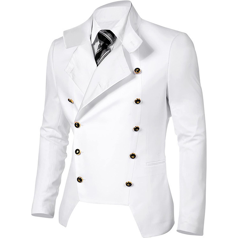 Foreign trade WISH new men's casual suit slim fit small suit men's fashionable suit punk jacket men's jacket