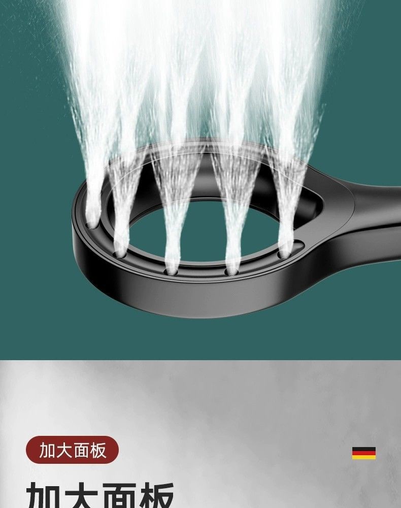 Showerhead, hollowed-out shower, pressurized household bathroom, shower water heater, taking a bath, getting wet in the rain, lotus pod flowers, sun-drying the head, trembling sound Item Picture