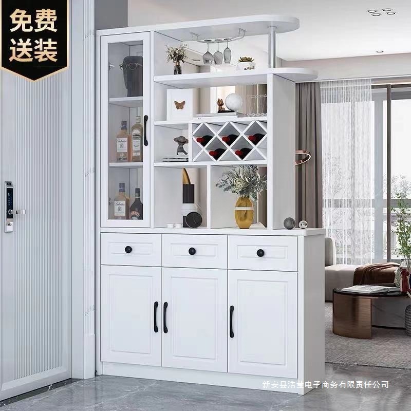 新款客厅玄关隔断柜屏风柜鞋柜一体双面酒柜进门间厅柜门厅装饰柜