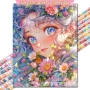 花神梦幻少女新款十字绣