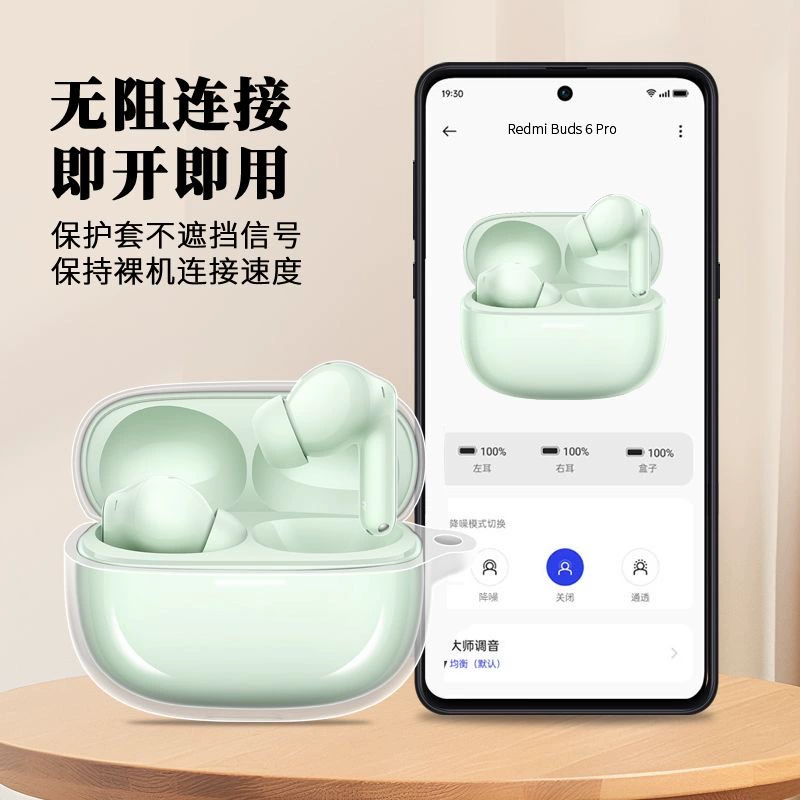 Прозрачные совместимые наушники Pro, защитный чехол для гейминга, Bluetooth
