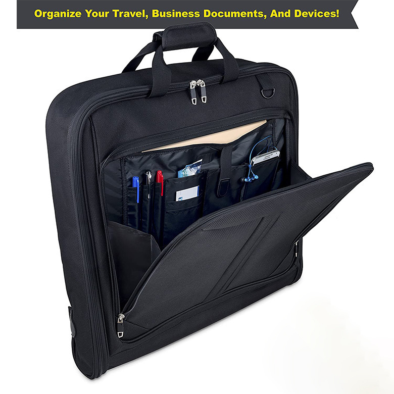 Customized Business Travel Bag Foldableable Oxford Suit Dust Bag Business Travel Clothing Bag Suit Handbag