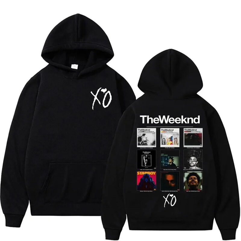 【Cross-Border European Size】Rapper Weekend Album Cover Graphic Sweatshirt for Men and Women Fashion Hip Hop Trend 【Cross-Border European Size】Rapper Weekend Album Cover Graphic Sweatshirt for Men and Women Fashion Hip Hop Trend