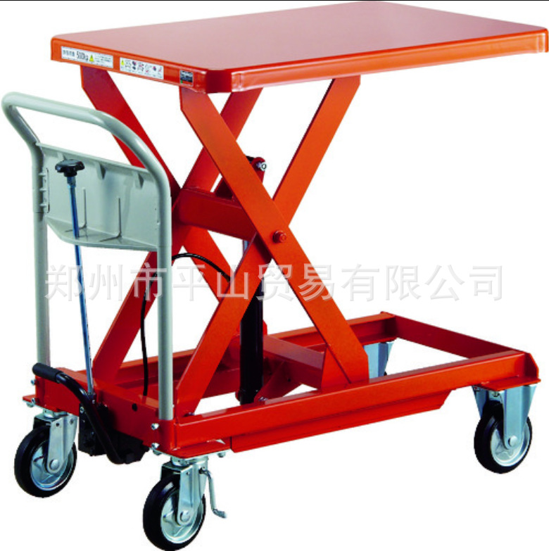 TRUSCO中山升降台车HLFA-E1000荷重1000kg