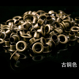 Factory Direct Supply DIY Jewelry Accessories Leather Shoes Boots Shoelace Buckle Bronze Copper Eyelet Brass Air Eye Rivets