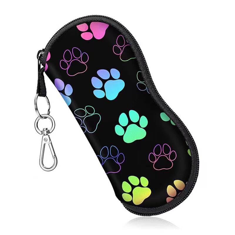 Cross-border diving material glasses bag zipper small bag glasses bag sunglasses box fashion drop-proof waterproof promotional gifts