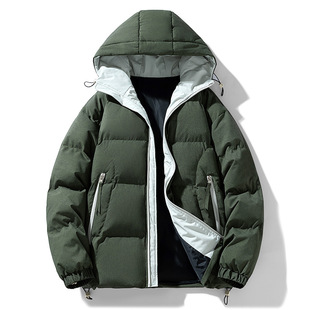 Customized Logo Couple Style Winter Thickeneded Men's Outwear Cotton Outwear Youth Bread Outwear Warm down Cotton Outwear m