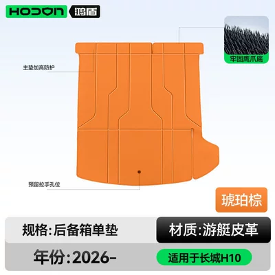 Trunk Mat — interior modification trunk mat accessories - amber-brownsingle-trunk-mat-haval-great-wall-h10-five-seater