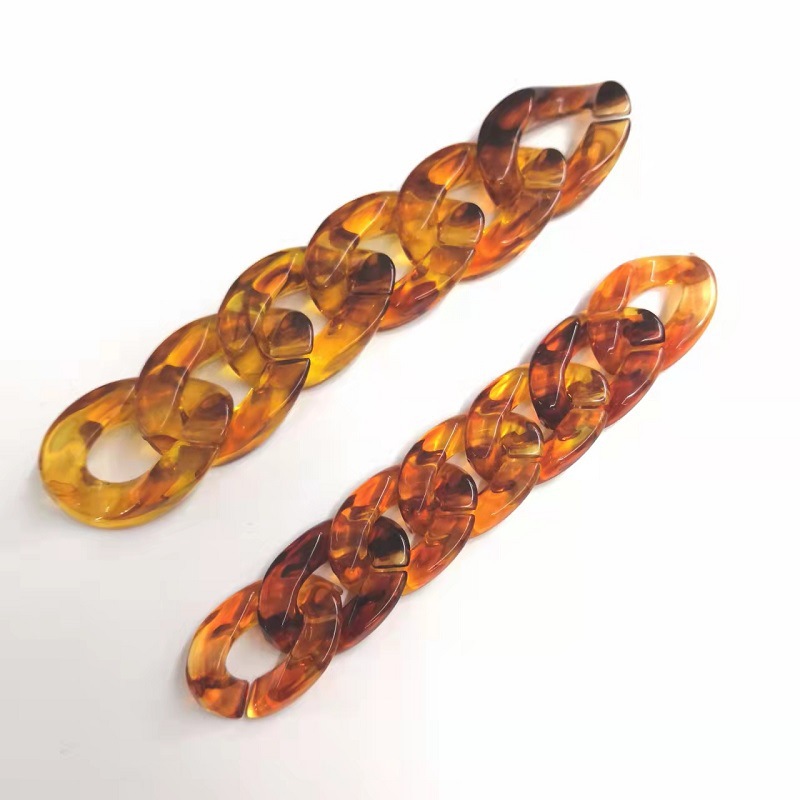 acrylic amber beads