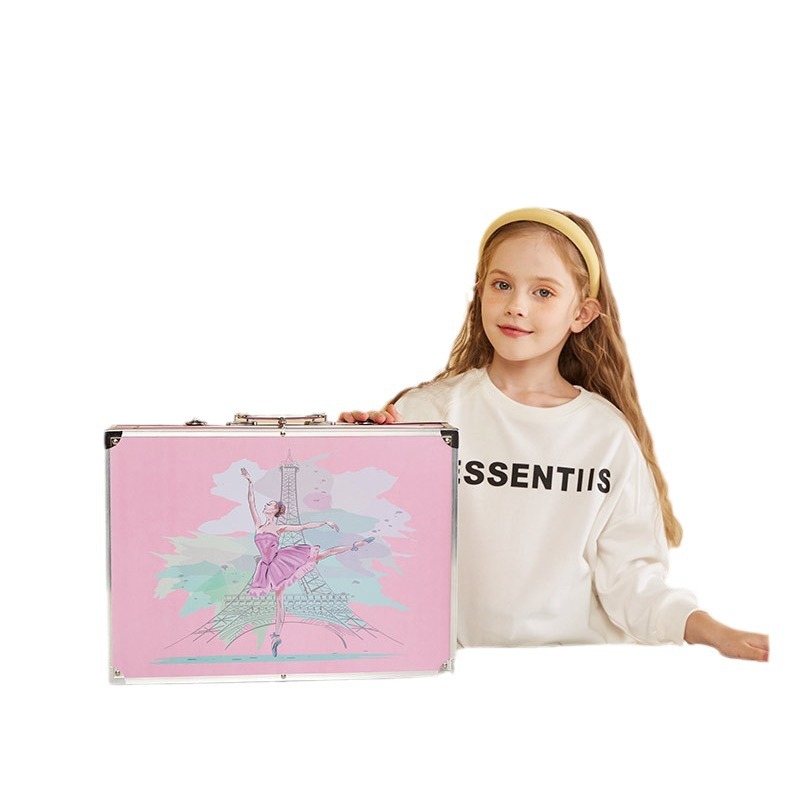 Conjunto de pintura pincel caja de regalo día de los niños acuarela para niños regalos de cumpleaños herramientas de pintura creativa