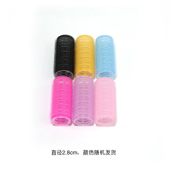 Transparent curly hair cylinder 2.8cm bulk [Random color]