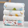 Six layers of gauze-random pattern