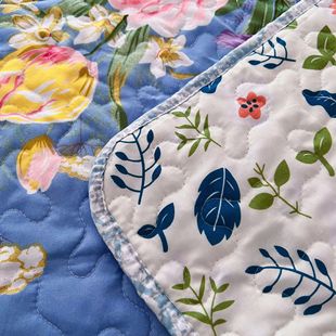 Bed cover single piece quilted padded bed sheet three-piece quilted washable tatami mattress four seasons universal kang single