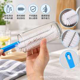 跨境家用可弯曲水杯清洁刷厨房破壁机自由折叠清理刷多功能长柄刷