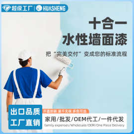 内墙涂料墙面漆翻新净味室内家用白色翻新涂料丙烯酸内墙乳胶漆