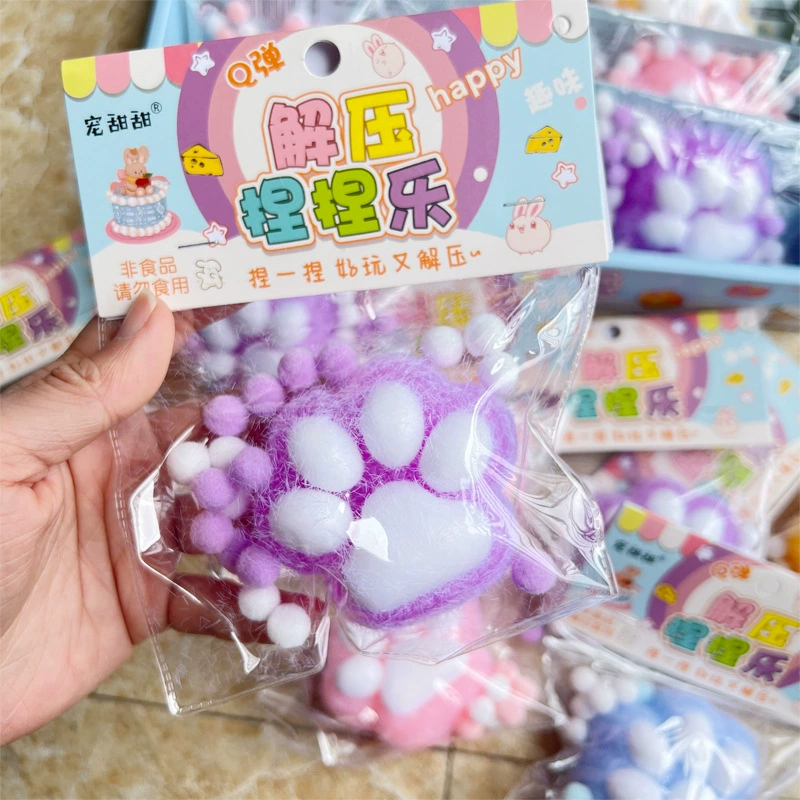 Soft plush realistic slime, toy, anti-stress