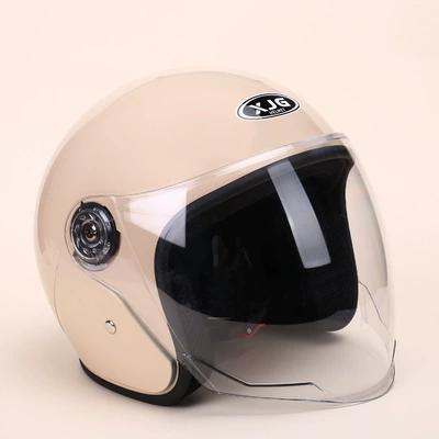 Motosiklet kaskı (dəbilqə) — Helmet, Anti-Fog, Unisex Motorcycle Riding - khaki-transparent-hd-lenses