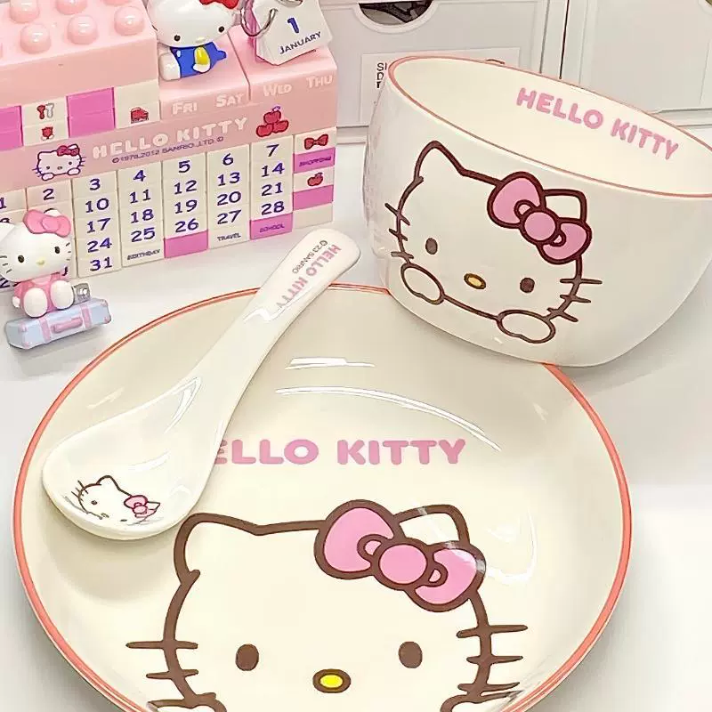 Санрио, Hello Kitty, посуда, керамический набор