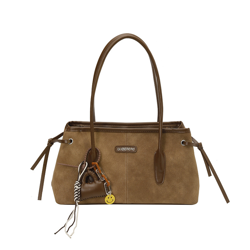 Cross-Border Retro Baguette Bag For Women, Large Capacity Niche Versatile Shoulder Bag, Simple High-End Commuter Handbag And Crossbody Bag - Thumbnail 8
