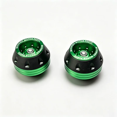 Aluminum Alloy Shock Absorber Anti-Collision Cup — Motosiklet ləvazimatları və aksesuarları - green