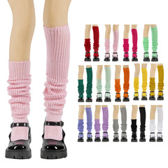 2024 Long Korean Socks Loose College Style Pile Socks Women's Colorful Thick Double Needle Long Socks Elephant Socks Yarn Socks 