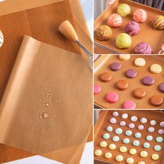 耐高温油布は食品級の油紙にくっつかず、焼き皿を再利用して布オーブンで家庭用工具を焼くことができる
