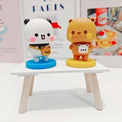 パンダ 12 ブブ 正規品 デスクトップ人形 車のフィギュア 漫画 センターコンソール かわいい周辺機器 トレンディな装飾品
