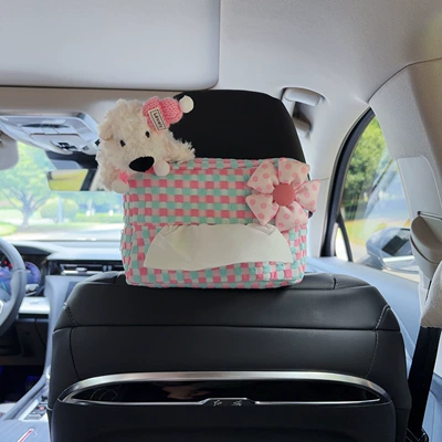 Car tissue box/set, seat decoration