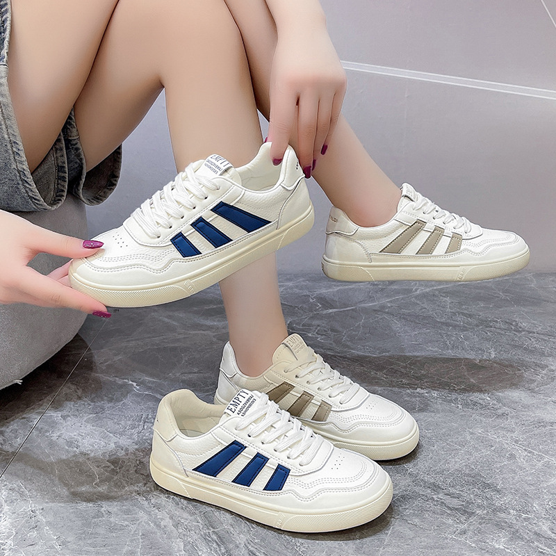 Popular White Shoes for Women 2025 Summer New Versatile Sneakers Flats Student Shoes Women's Sports and Casual Shoes