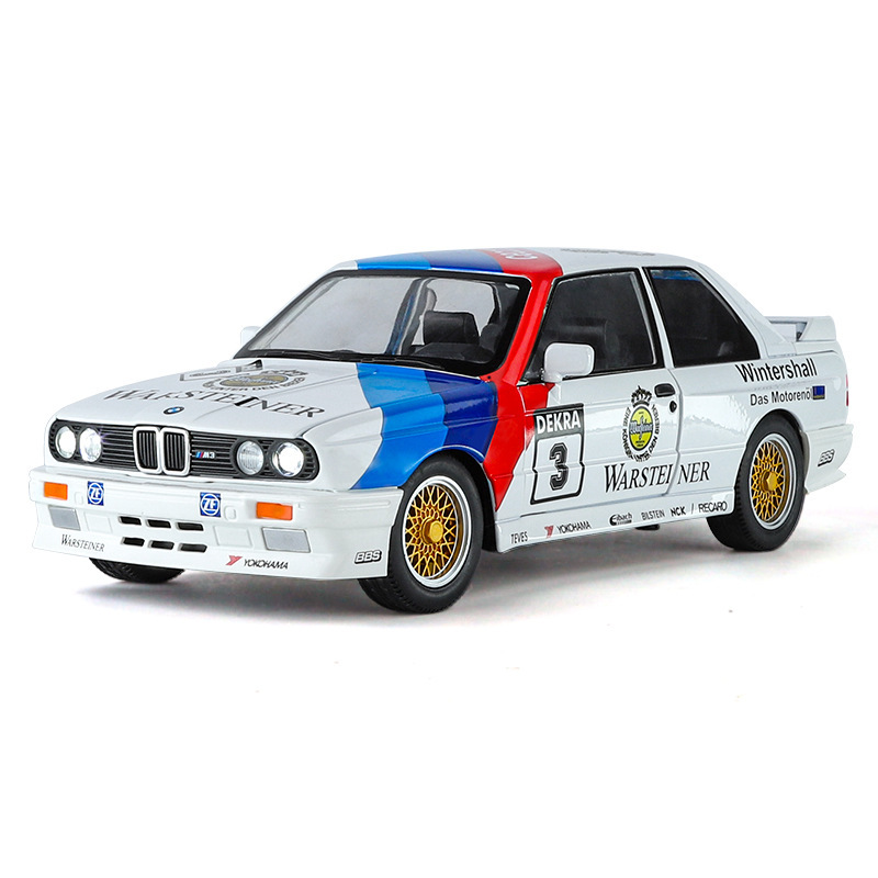 1:24 BMW M3 E30 Pull Flower Edition sports car Car Model Alloy Retro Simulation Car Model Trendy Play Ornaments Cross Border 1:24 BMW M3 E30 Pull Flower Edition sports car Car Model Alloy Retro Simulation Car Model Trendy Play Ornaments Cross Border